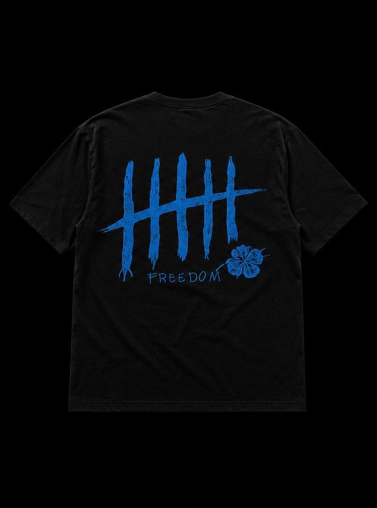 Freedom Tee - Black Blue